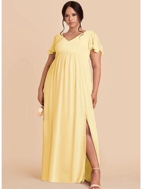 grey yellow bridesmaid dresses Wedtrend Women Bridesmaid Dress Grey Square Neck Mermaid Sleeveless Wedding  Guest Dress – WEDTREND main image 1
